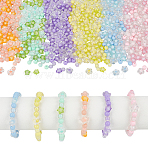 1050Pcs 30 Styles Transparent Acrylic Beads, Mixed Color, 7.5~15x6~8.5mm, Hole: 2~2.5mm, 1050pcs/set(OACR-WR0001-04)