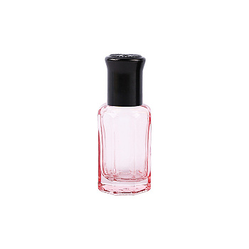 Glass Roller Ball Bottles, Essential Oil Refillable Bottle, for Personal Care, Hot Pink, Capacity: 3ml(0.10fl. oz)