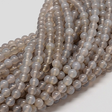 Natural Agate Beads Strands(G-G583-6mm-08)-2