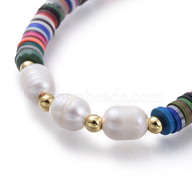 Bracelets de perles de nylon tressés réglables(BJEW-JB05124-05)-2