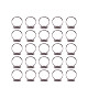 Bases d'anneau de coussin en laiton d'élite de pandahall(KK-PH0001-15S)-1