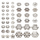 300個 15 スタイル チベット スタイル ビーズ キャップ(FIND-AR0004-43)-1