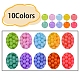 600Pcs 10 Colors Transparent Acrylic Beads(MACR-YW0001-83)-2
