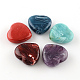 Heart Imitation Gemstone Acrylic Beads(OACR-R018-M)-1