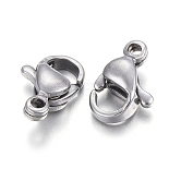 Stainless Steel Color Others 304 Stainless Steel Lobster Claw Clasps(X-STAS-F182-01P-F)