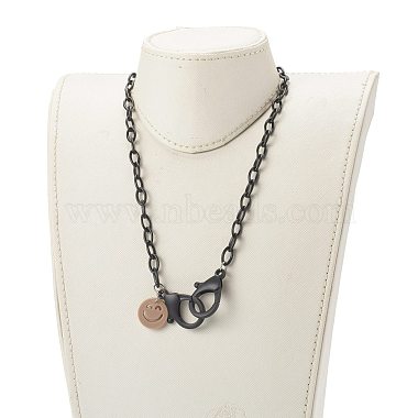 Personalized Acrylic Cable Chain Necklaces(NJEW-JN03477)-5