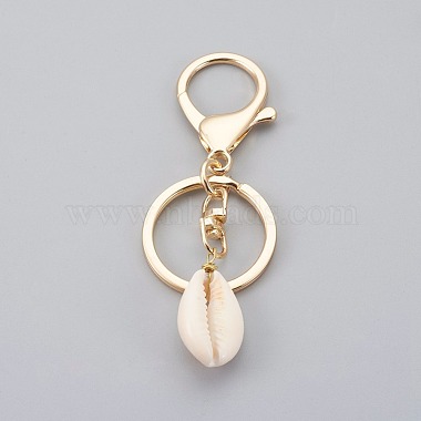 Bisque Shell Alloy Key Chain