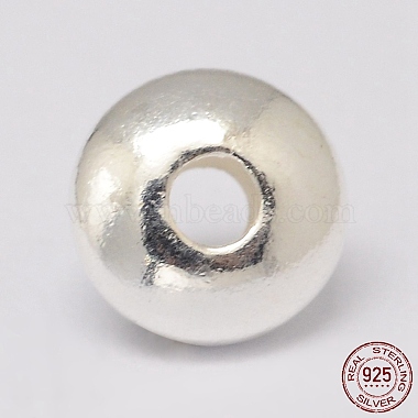 Silver Disc Sterling Silver Spacer Beads