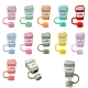 11Pcs 11 Colors Silicone Straw Cap(SIL-CJ0002-84)-1