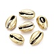 perles de coquillage galvanis&eacute;es(BSHE-O017-13KCG)-1