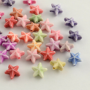 Craft Style Colorful Acrylic Beads, Starfish/Sea Stars, Mixed Color, 10x10x5mm, Hole: 2mm, about 230pcs/50g
(X-MACR-Q153-M028)