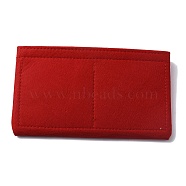 Felt Purse Organizer Insert, Felt Bag Organizer, Crossbody Bag Shaper, Red, 22.3x12.7x0.8cm(DIY-WH0304-496A)