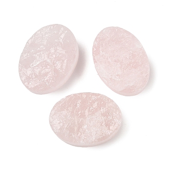 Natural Rose Quartz Cabochons, Oval, 18x13x8.5~10.5mm