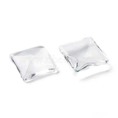 Transparent Glass Square Cabochons(X-GGLA-S022-15mm)-3