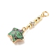 Natural Gemstone Star Pendants(PALLOY-JF01505)-4