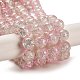 Spray Painted Crackle Glass Beads Strands(CCG-Q002-10mm-01)-2