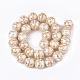 Chapelets de perles en verre galvanoplastique(EGLA-S177-09B-M)-2