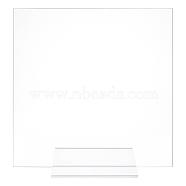 Olycraft 2Pcs 2 Style Acrylic Message Board, Square, Clear, 130.5~250.5x130.5~250.5x1.8~4.5mm, 1pc/style(AJEW-OC0002-74)