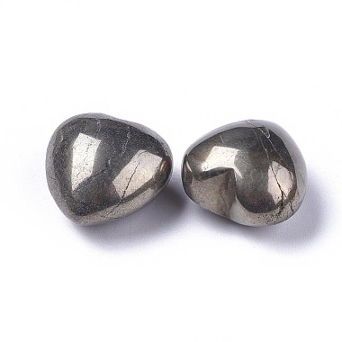 Natural Pyrite Heart Love Stone(X-G-F659-B28)-2