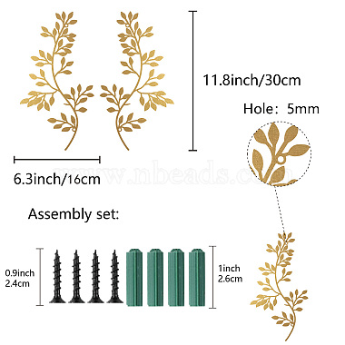 Señales de pared de hierro(AJEW-WH0306-028)-2