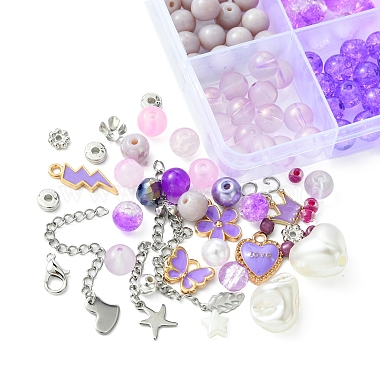 DIY-Kits zum Herstellen von Armbändern aus Glas(DIY-FS0007-17)-3