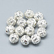 925 Sterling Silver Om Beads(STER-T002-64S)-1