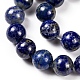 Lapis lazuli naturelles perles rondes brins(X-G-I181-09-10mm)-3