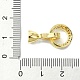 Rack Plating Brass Pave CLear Cubic Zirconia Fold Over Clasps(KK-M282-47G)-3