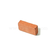 Brickwork Porcelain Mini Model, Micro Landscape Dollhouse Accessories, Pretending Prop Decorations, Sandy Brown, 16x4x8mm(PW-WG4FF84-01)