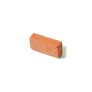 Brickwork Porcelain Mini Model, Micro Landscape Dollhouse Accessories, Pretending Prop Decorations, Sandy Brown, 16x4x8mm