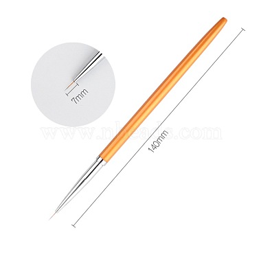 3 unids nail art liner brush(MRMJ-G001-40)-8