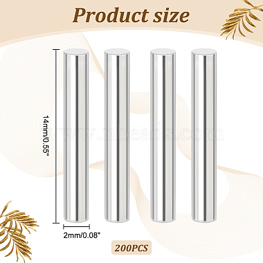 200pcs 304 goupille en acier inoxydable(STAS-GA0001-50)-2