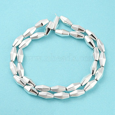 Electroplated Synthetic Magnetic Hematite Beads Strands(G-Z032-A01-01S)-3