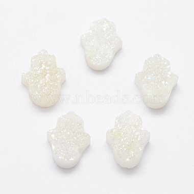 13mm White Body Quartz Crystal Beads