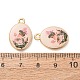 Printed Alloy Pendants(AL-CBA7256-20G)-2