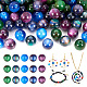 5 Bags 5 Colors Opaque Sparkling Star Resin Beads(RESI-TA0001-86)-1