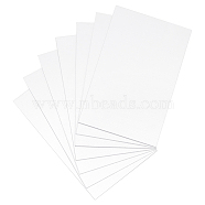 PandaHall Elite Aluminum Sheet, For Laser Cutting, Precision Machining, Mould Making, Rectangle, Silver, 8x5x0.1cm(AJEW-PH0001-69)