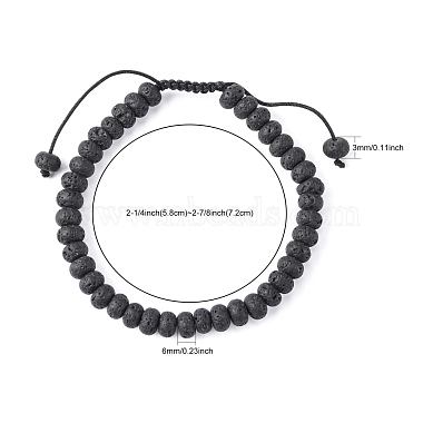 Adjustable Nylon Cord Braided Bead Bracelets(BJEW-F369-B11)-3