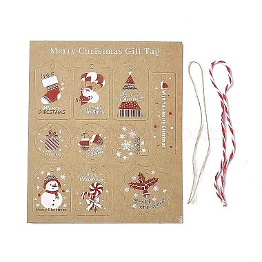 Christmas Theme Kraft Paper Tags(X1-CDIS-H003-02)-3