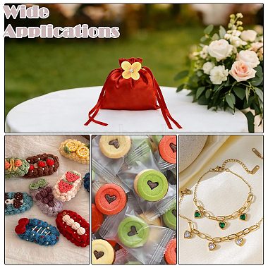 Satin Cloth Drawstring Pouches with Flower(ST-CJ0048-001A)-7