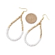 boucles d'oreilles pendantes en perles de verre et de plastique(EJEW-JE05857-02)-3