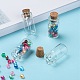 Glass Wishing Bottle Bead Containers(CON-Q014)-5
