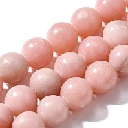 Natural Pink Opal Beads Strands, Round, 8mm, Hole: 1mm, about 45~47pcs/strand, 15 inch(38cm)(G-E444-28-8mm)