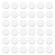 WADORN 150Pcs Felt Perfume Pads, Essential Oils Diffuser Locket Pads, Flat Round, White, 1.7x0.5cm(FIND-WR0011-17)