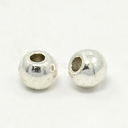 Tibetan Style Alloy Beads, Barrel, Cadmium Free & Nickel Free & Lead Free, Antique Silver, 6x5mm, Hole: 2.5mm.(K0NTG042)