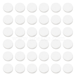 WADORN 150Pcs Felt Perfume Pads, Essential Oils Diffuser Locket Pads, Flat Round, White, 1.7x0.5cm(FIND-WR0011-17)