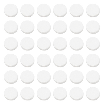 WADORN 150Pcs Felt Perfume Pads, Essential Oils Diffuser Locket Pads, Flat Round, White, 1.7x0.5cm