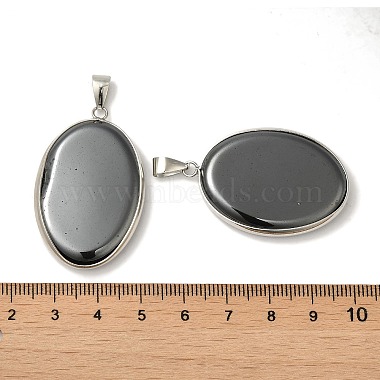 Synthetic Non-magnetic Hematite Pendants(G-M415-01P-03)-3