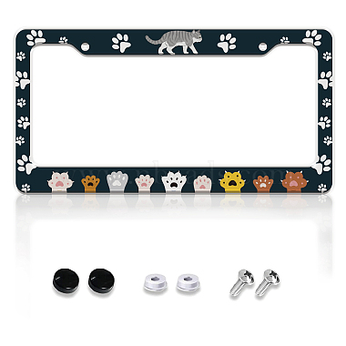 Paw Print Aluminum Alloy Automobiles & Bicycle Accessories