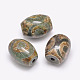 Perles dzi à 3 œil de style tibétain(TDZI-G009-B42)-1